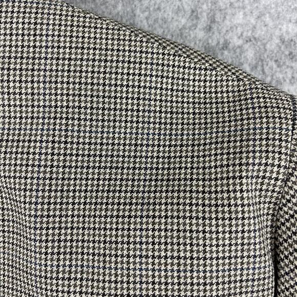 Stafford Year Round Blazer Sport Coat Mens 42R Herringbone Classic Fit Travel - Picture 15 of 16